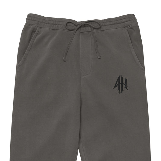 Ash Legion Joggers – Gothic AH Thigh (Pigment-Dyed Series)